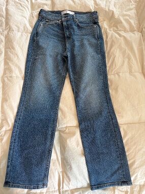 AYR The Yes Yes Yes Jeans 29 High Rise Relaxed Straight Vintage Wash